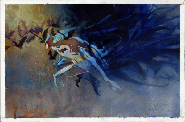 Bill Sienkiewicz: Batman Painting