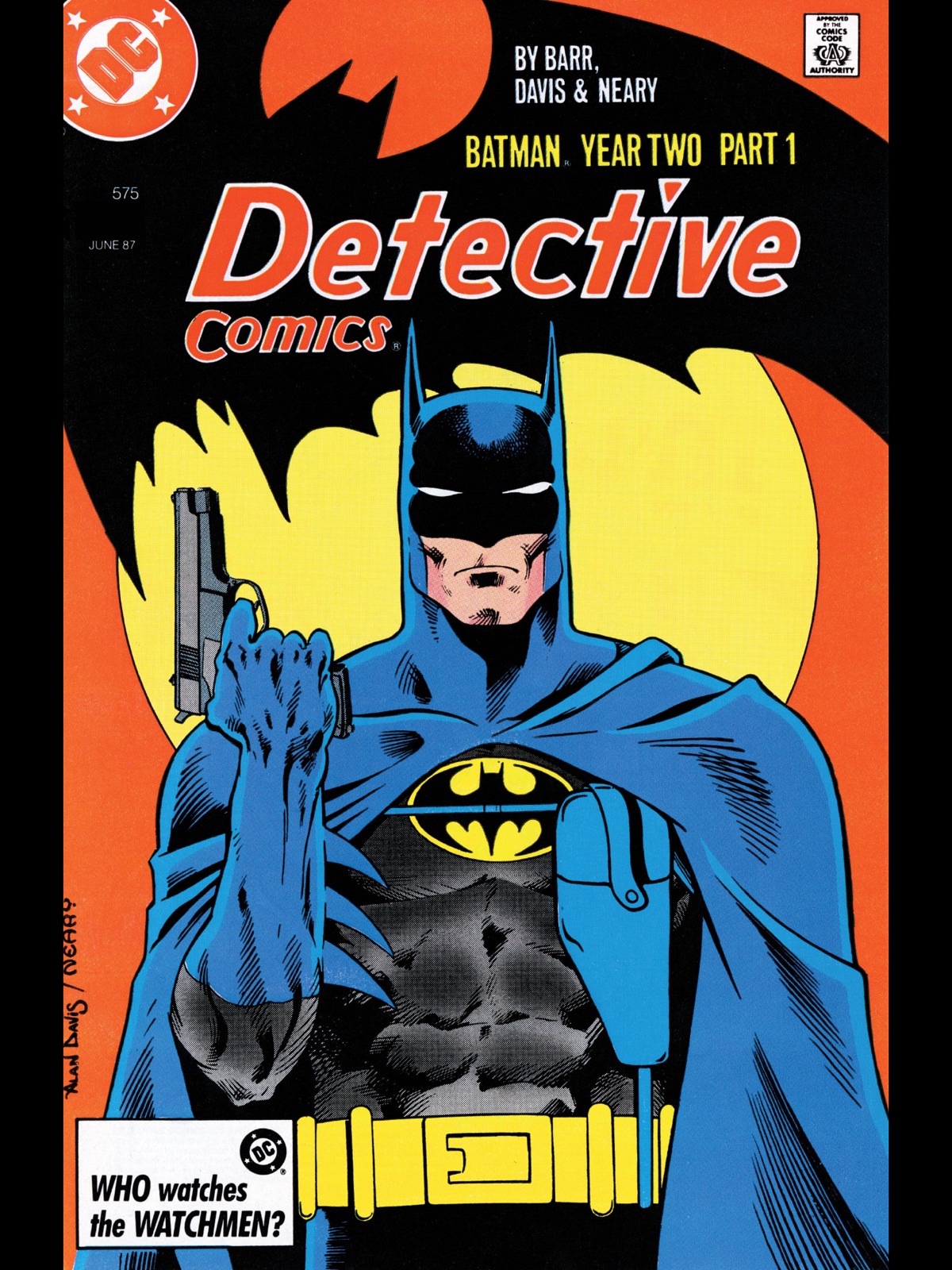 Alan Davis: Cover to Detective Comics #575