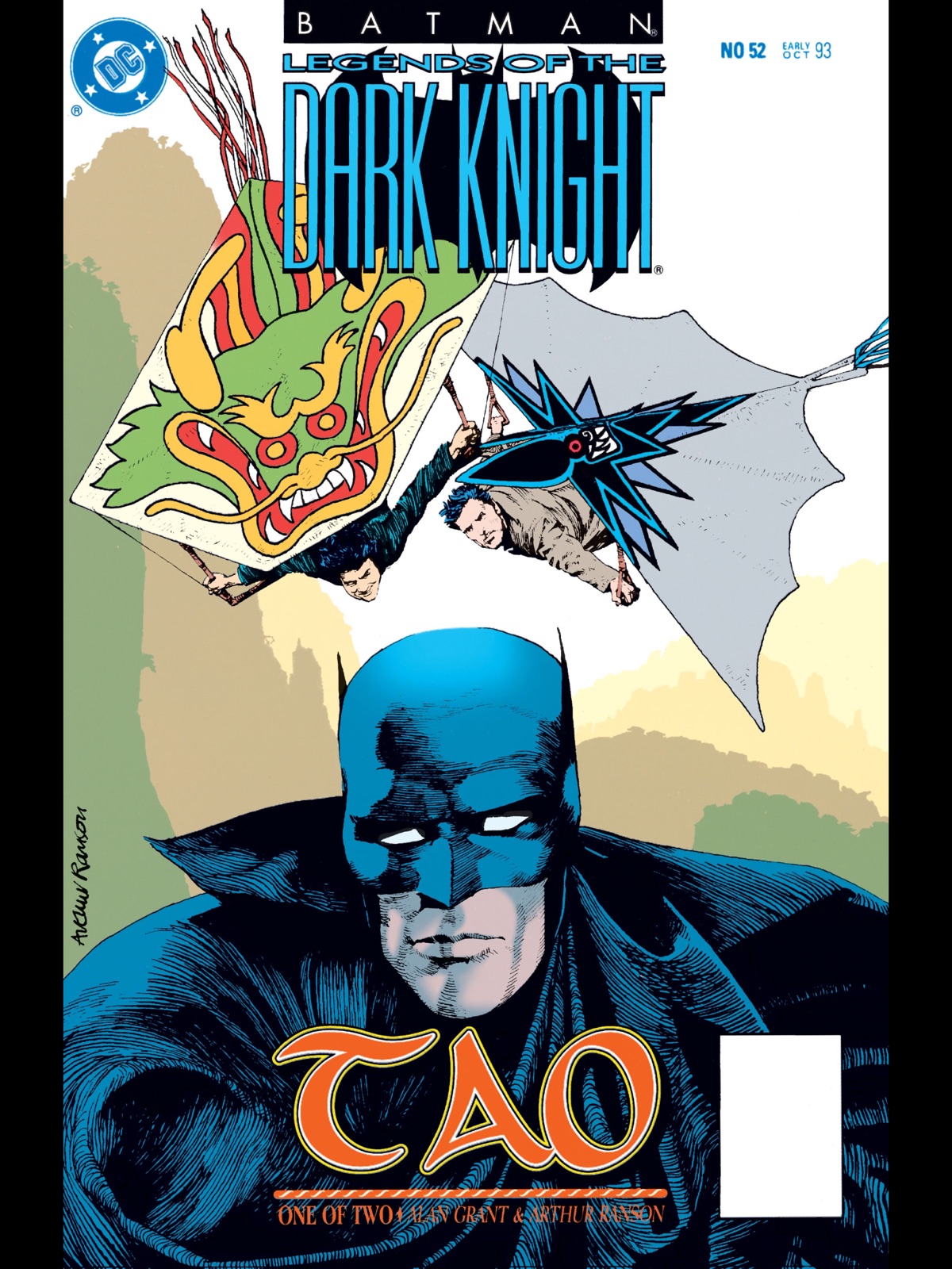 Arthur Ranson: Cover to Legends of the Dark Knight #52