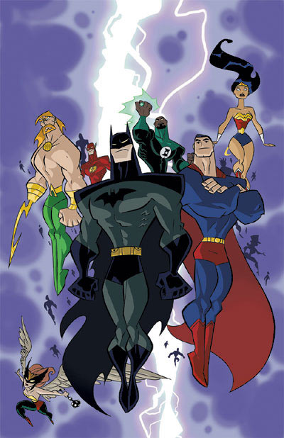 Ben Caldwell: Cover to Justice League Unlimited #6