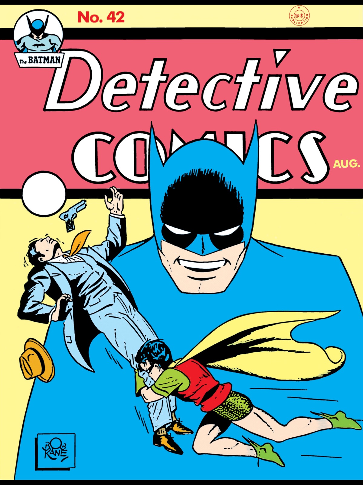 Bob Kane: Cover to Detective Comics #42
