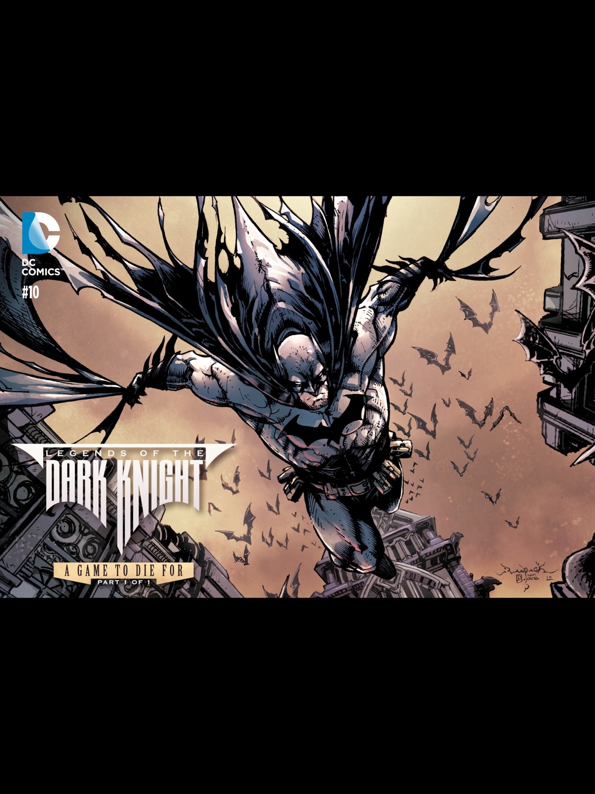 Christopher Mitten: Cover to Legends of the Dark Knight #10