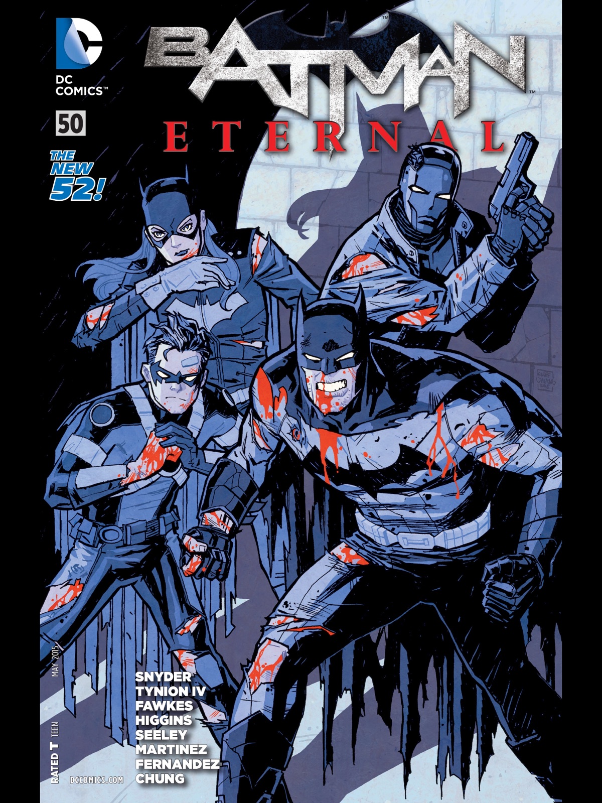 Cliff Chiang: Cover to Batman Eternal #50