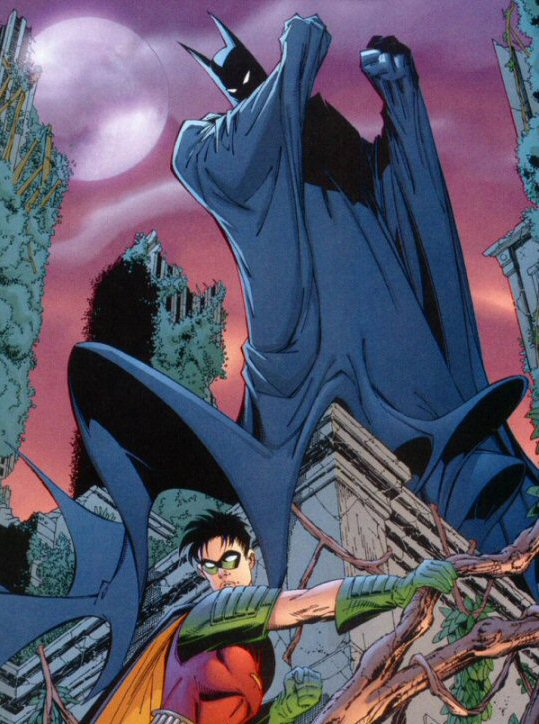 Dan Jurgens: Batman in a graveyard