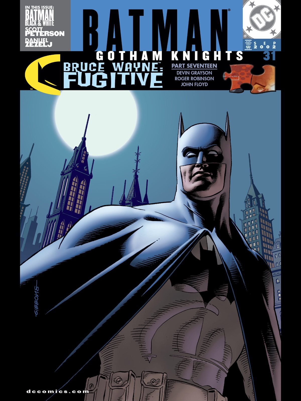 Dave Gibbons: Cover to Batman: Gotham Knights #31