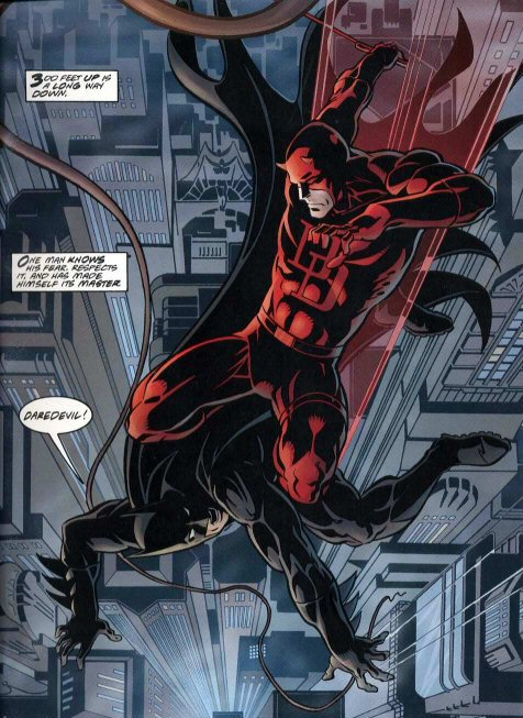 Eduardo Barreto: Batman and Daredevil Swing Together