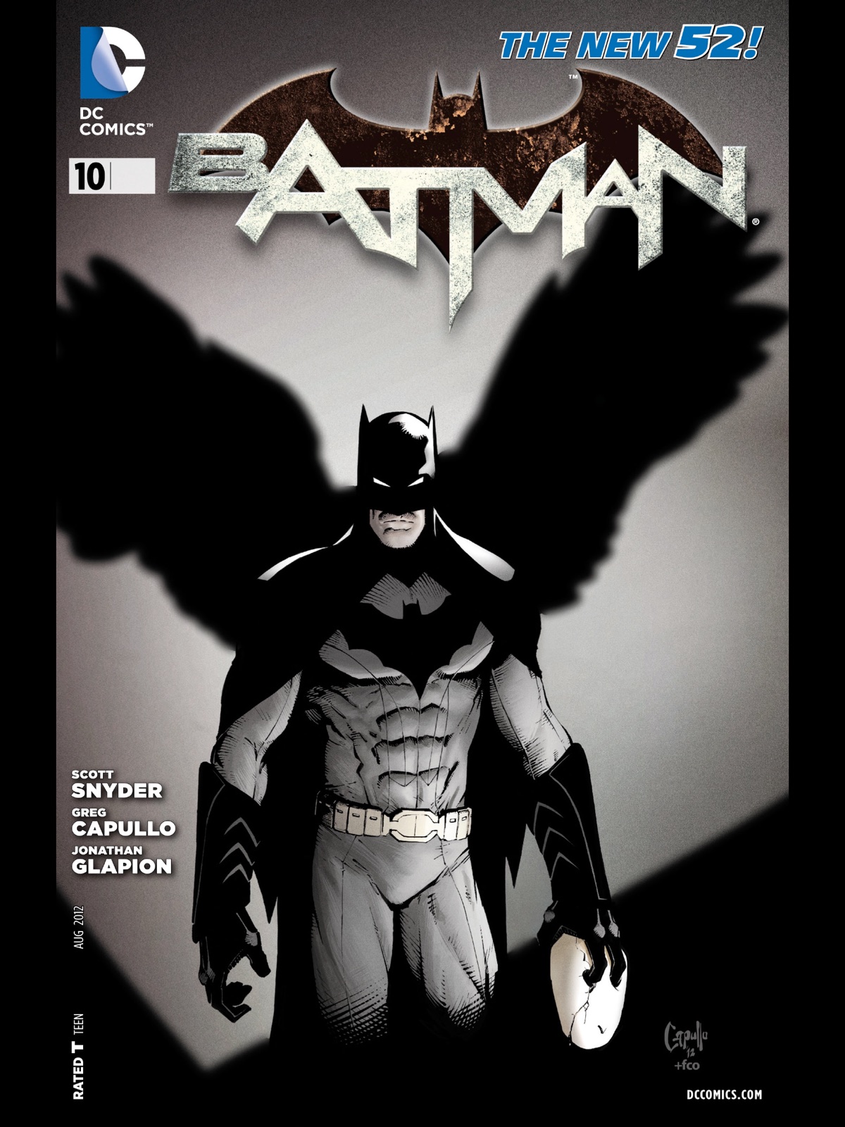 Greg Capullo: Cover to Batman #10