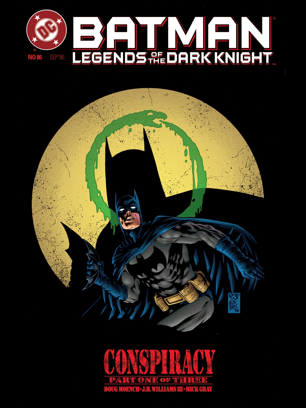 J.H. Williams III: Cover to Legends of the Dark Knight #86