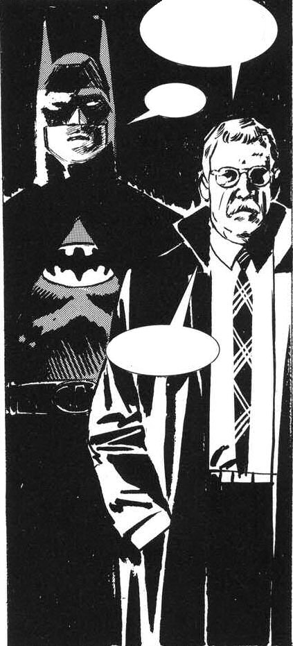 Jorge Zaffino: Batman Beside Commissioner Gordon