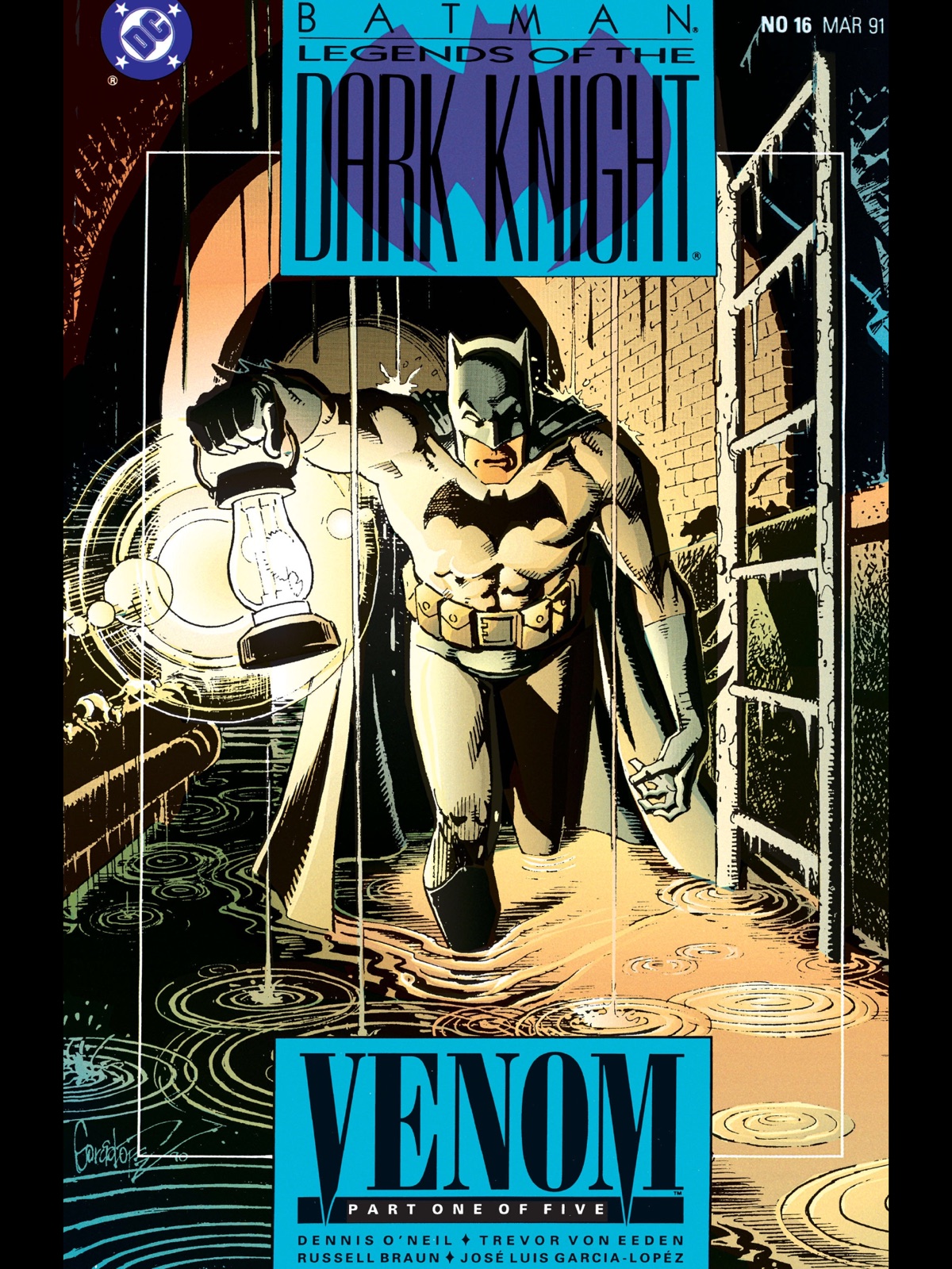 Jose Luis Garcia-Lopez: Cover to Legends of the Dark Knight #16