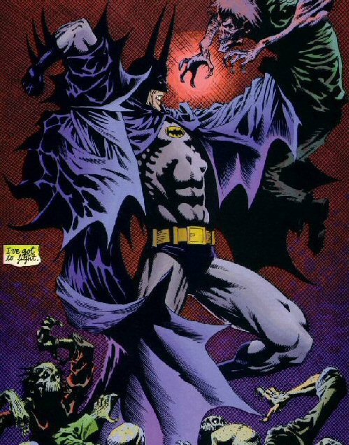 Kelley Jones: Batman Rises Amid a Horde of Ghouls