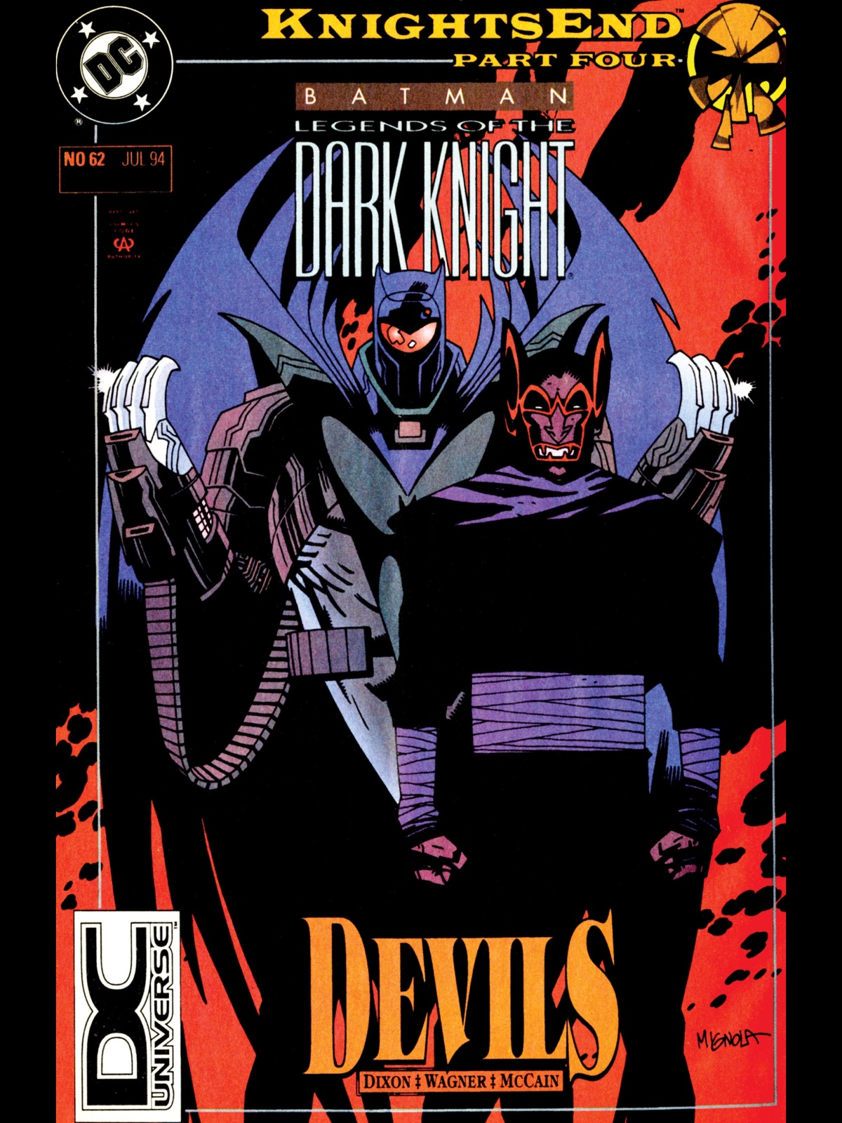 Mike Mignola: Cover to Legends of the Dark Knight #62