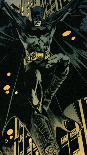 Mike Lilly: Batman Leaps Above the Rooftops