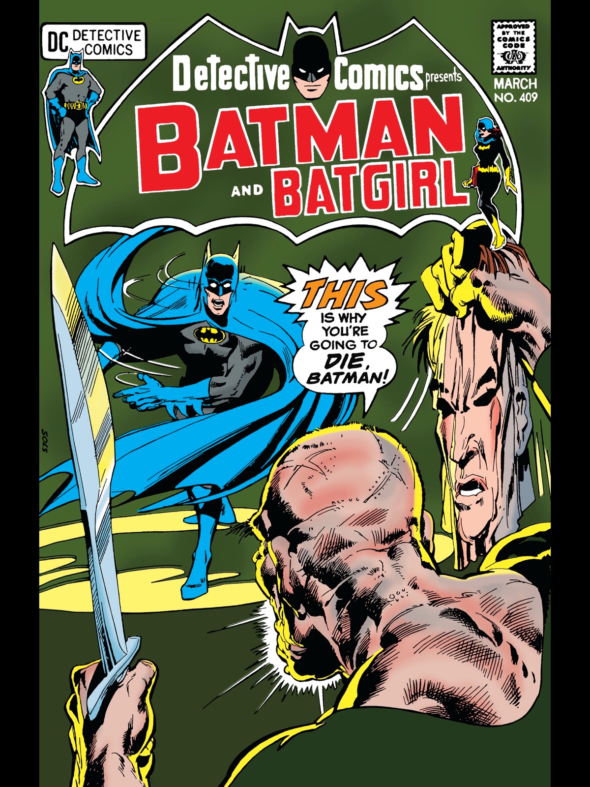 Neal Adams: Cover to Detective Comics #409