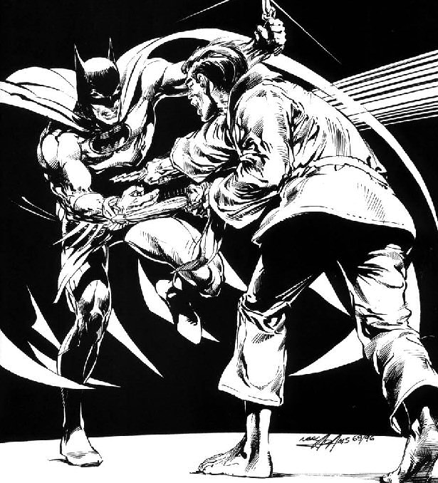 Neal Adams: One armed knife fight