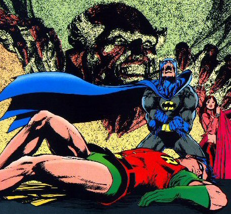Neal Adams: Batman Grieves Over a Fallen Robin