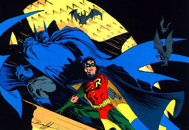 Norm Breyfogle: Batman and Robin Against the Moon