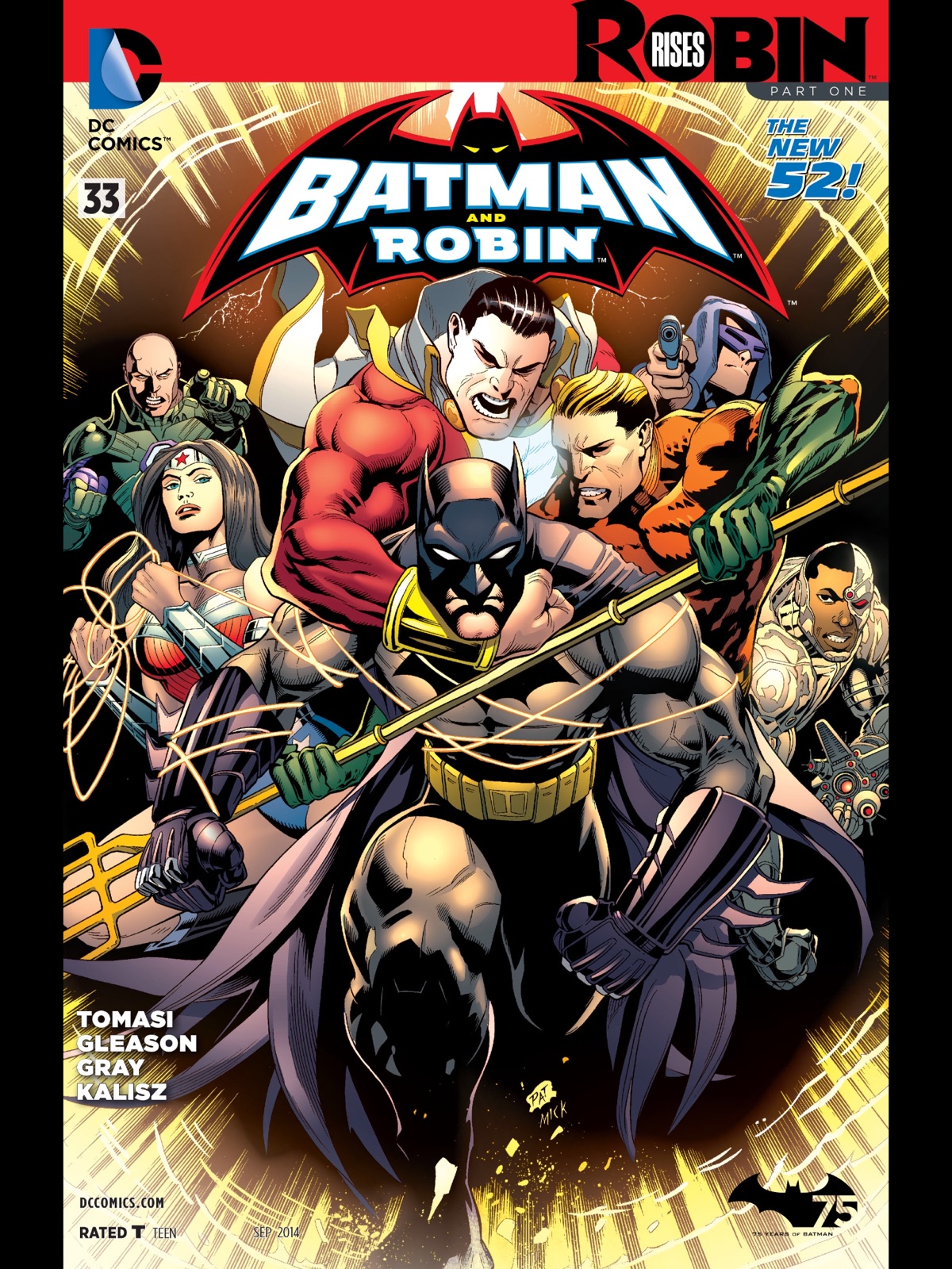 Patrick Gleason: Cover to Batman and Robin #33