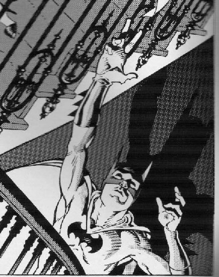 P. Craig Russell: Batman Reaches Up a Grand Staircase