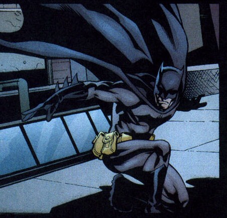 Pete Woods: Batman Crouches on a Rooftop