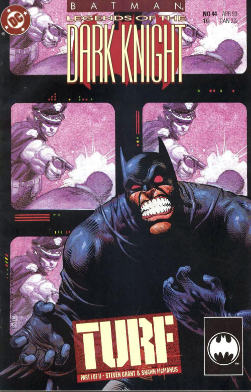 Shawn McManus: Cover to Batman Legends of the Dark Knight #44 by Shawn McManus