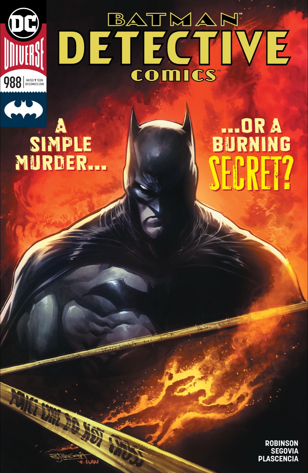 Stephen Segovia: Cover to Detective Comics #988