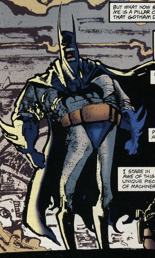 Ted Mckeever: Overweight batman