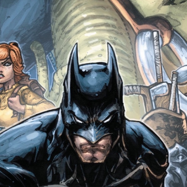 Freddie E. Williams II: Cover to Batman/TMNT II #1