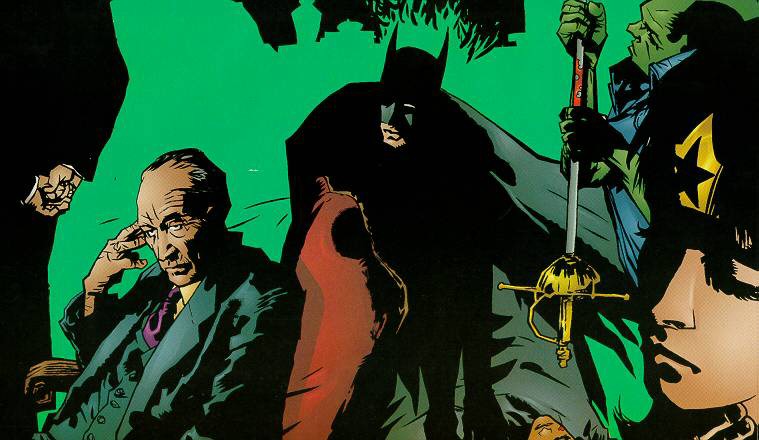 Kieron Dwyer: Batman Looms Behind a Chair