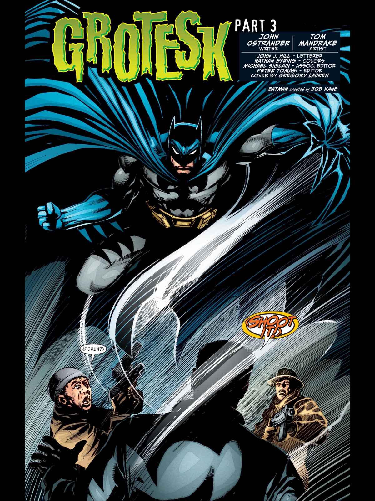 Tom Mandrake: Batman Leaps in Grotesk, Part 3
