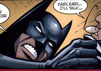 Tommy Castillo: Batman Grimaces in Close-Up