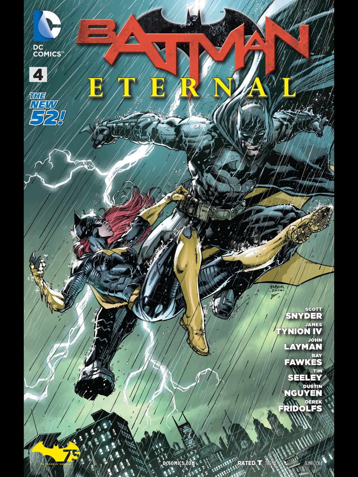 Tony S. Daniel: Cover to Batman Eternal #4