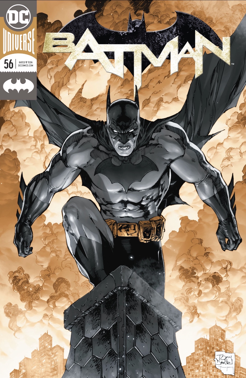 Tony S. Daniel: Cover to Batman #56