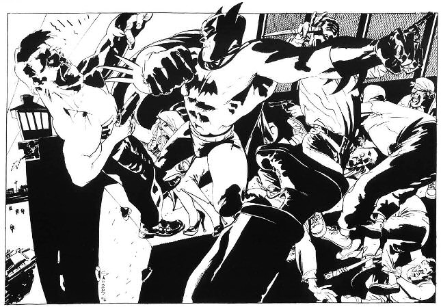 Tony Salmons: Batman Vs. EVERYONE