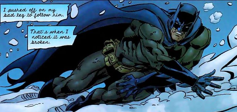 Val Semeiks: Batman Drags Himself Through the Snow
