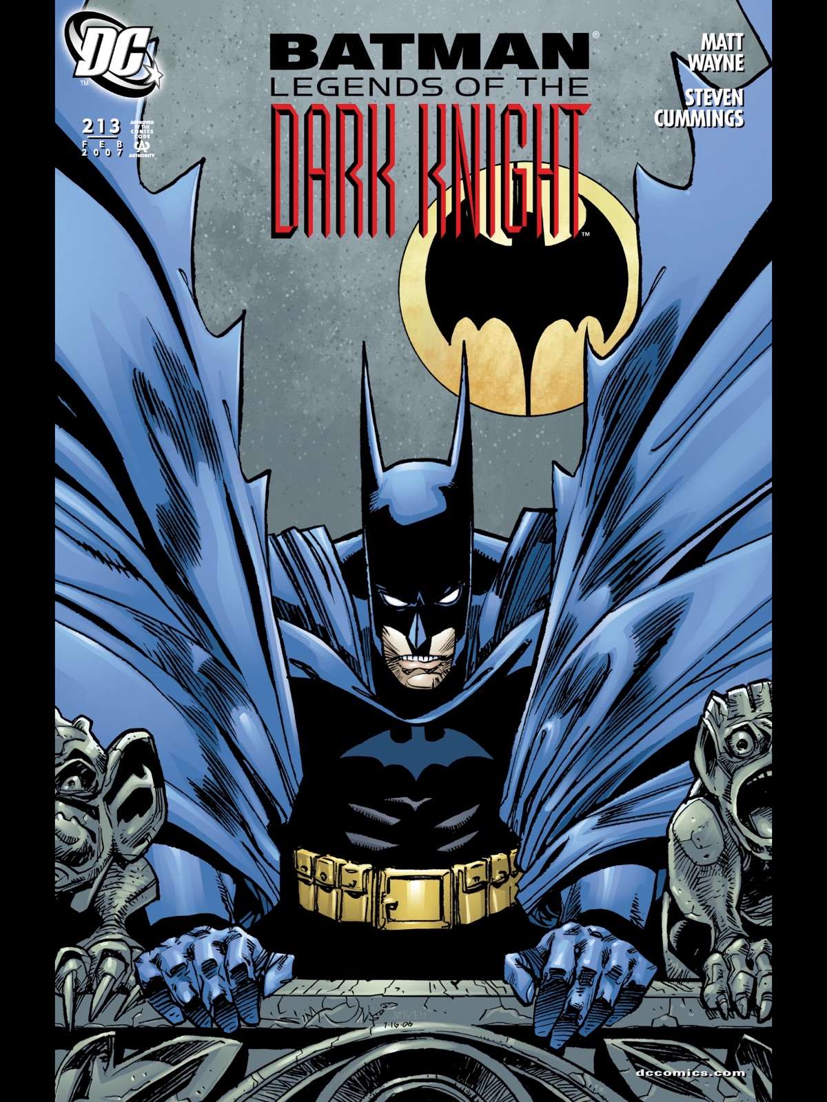 Walt Simonson: Cover to Legends of the Dark Knight #213