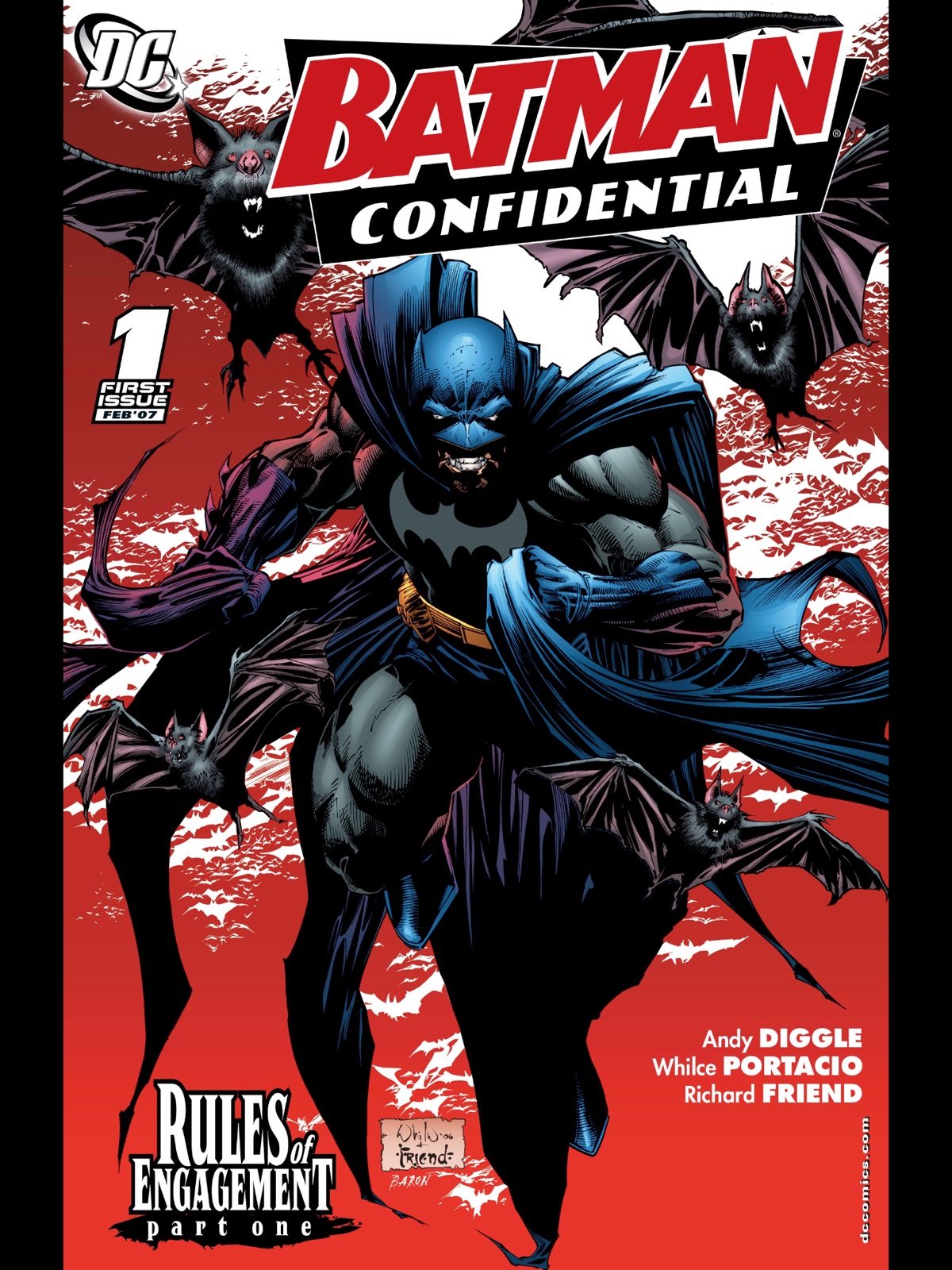 Whilce Portacio: Cover to Batman Confidential #1